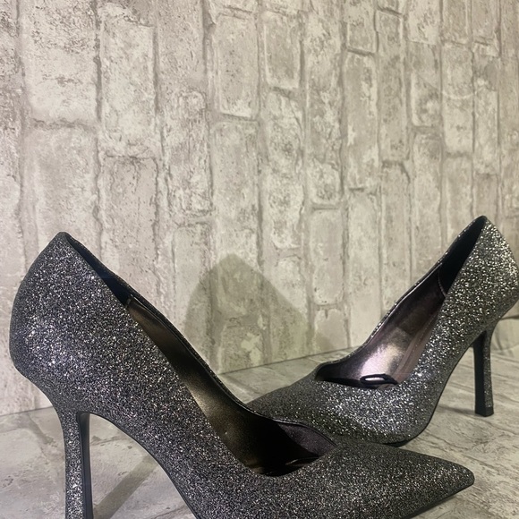 NWOT Zara Glitter High‎ Heels Size EUR 38 USA 7.5 - Picture 2 of 6